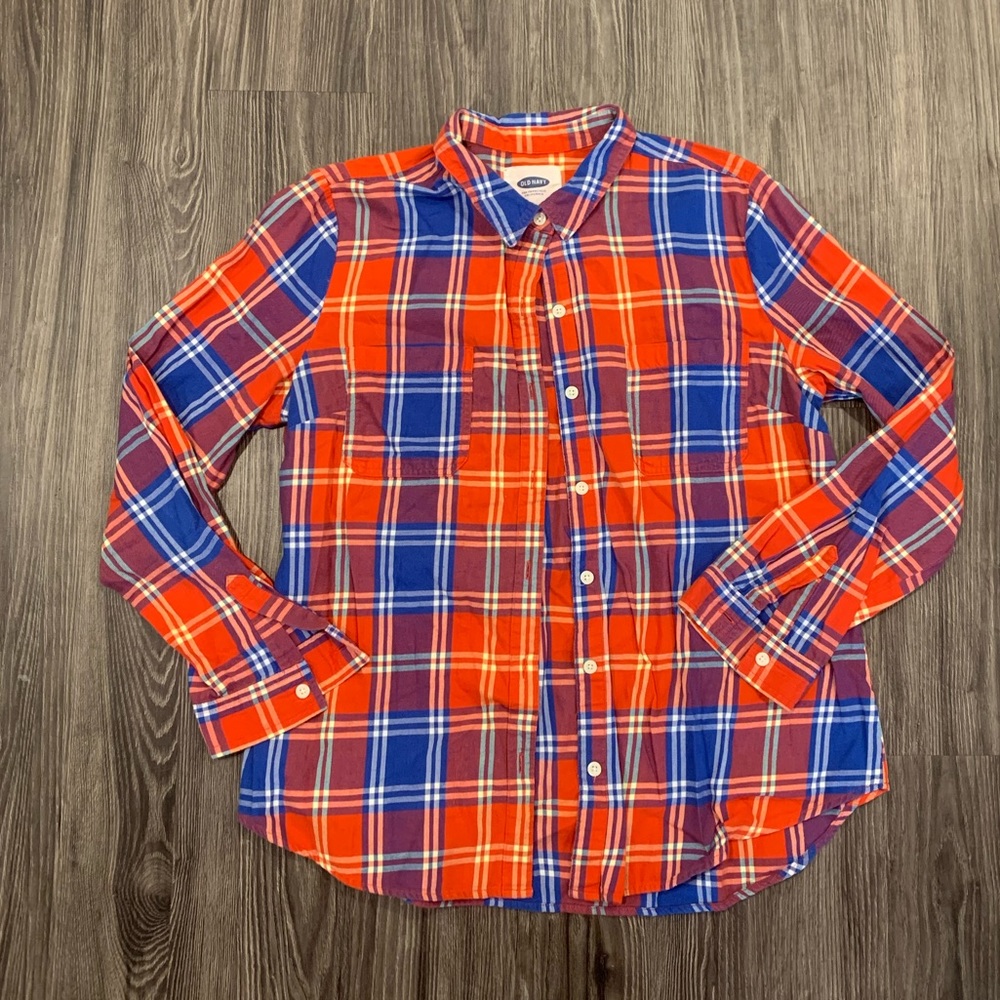 BOGO FREE Old Navy Red Button Up Flannel Size L